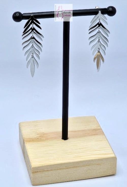 Pendientes hojas