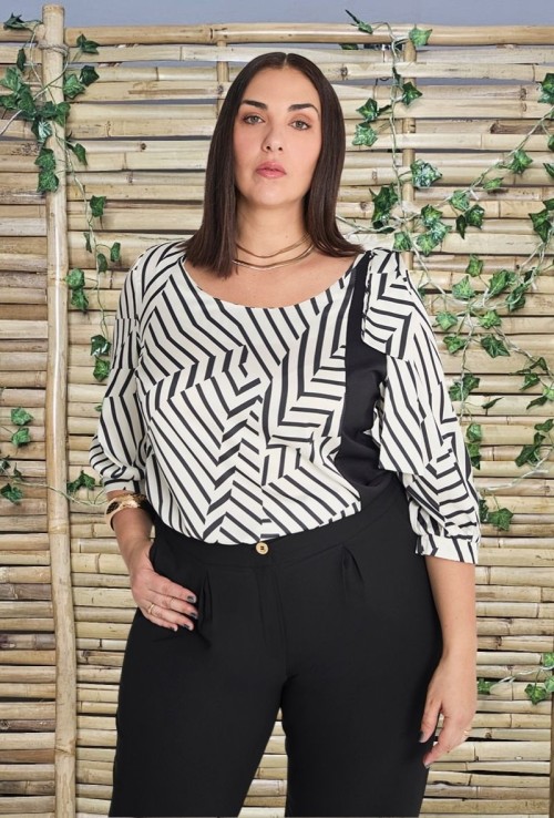 Blusa Lazo Estampada