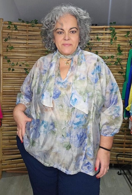 Blusa Nudo Romántica