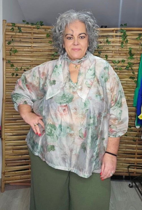Blusa Nudo Romántica