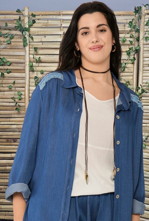 Camisa Denim fino