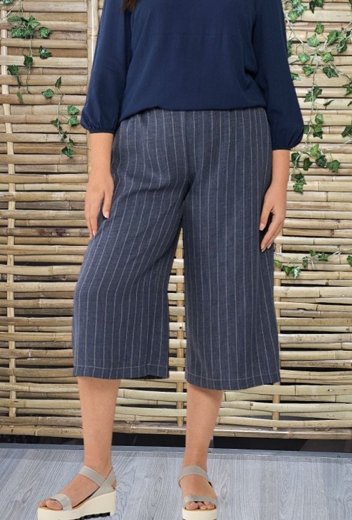 Pantalón Denim Rayas