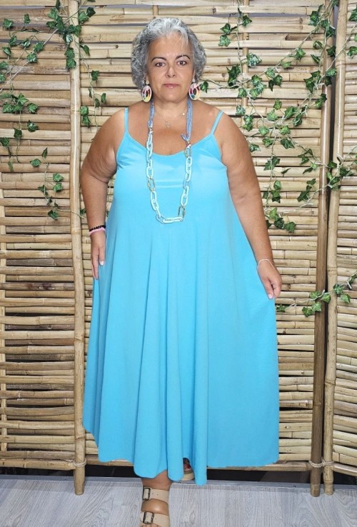 Vestido Largo Tirantes