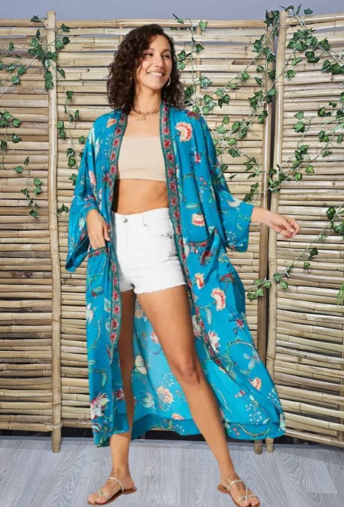Kimono Anika seda India