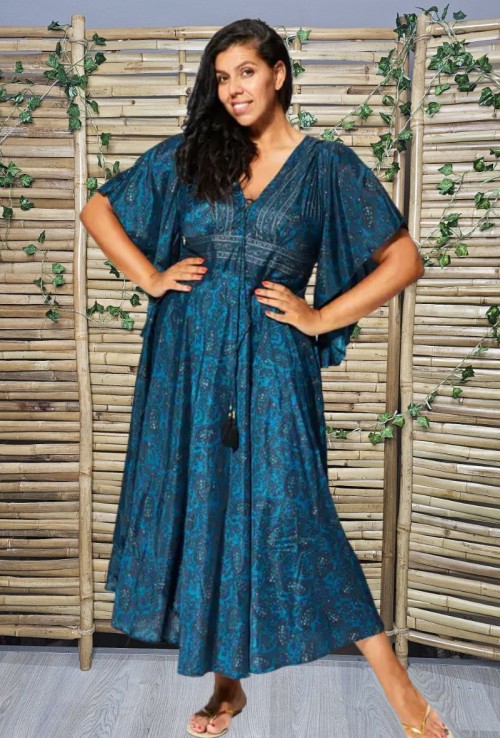 Vestido Ananya Seda India