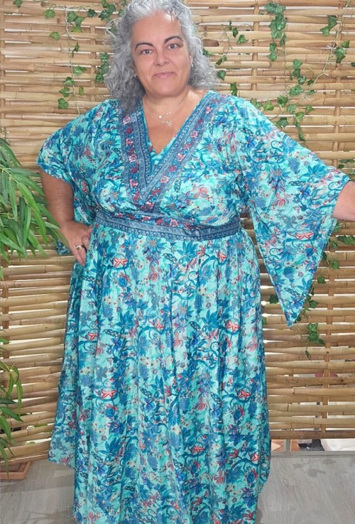 Vestido Kavya Seda India