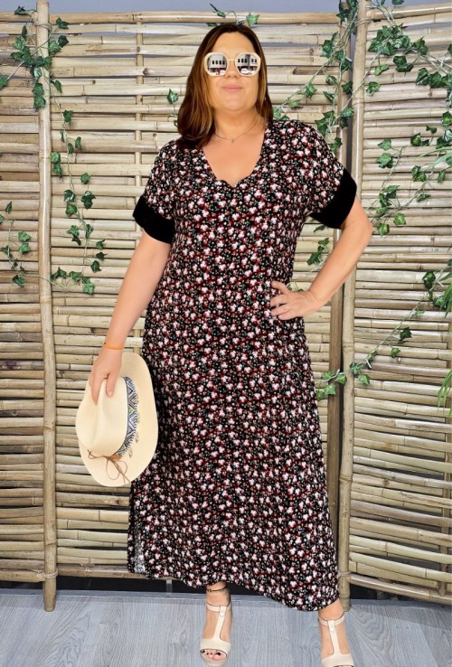 Vestido Atanausú flor