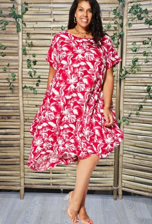 Vestido Olka Fresa