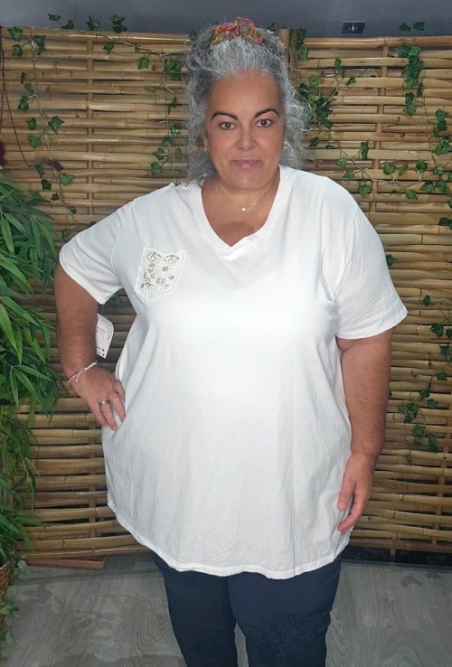 Camiseta basica bolsillos