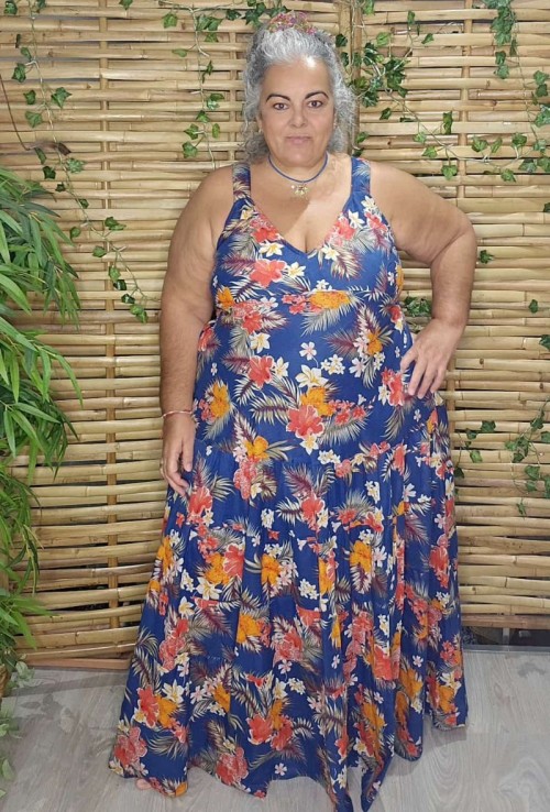 Vestido Bimorí Azul