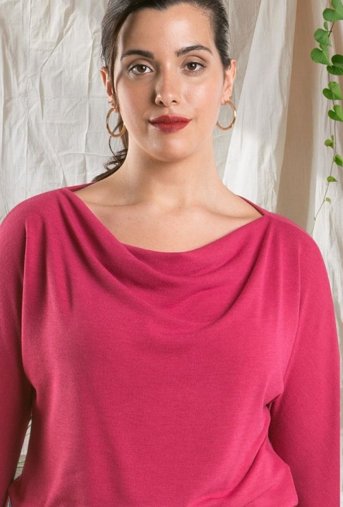 Jersey Liso Drapeado