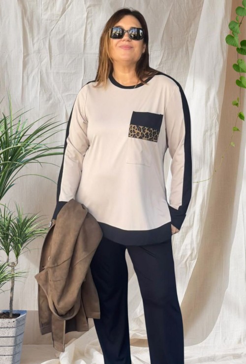 Sudadera bolsillo Arya