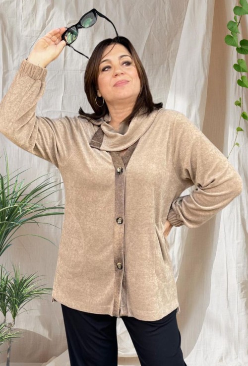 Casaca cuello Portland