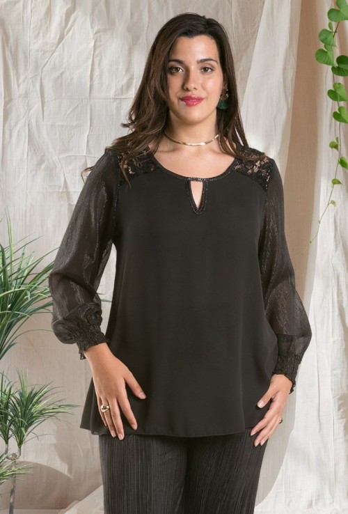 Blusa Manga Fantasia