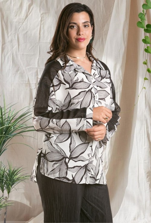 Camisa Estampada Combinda