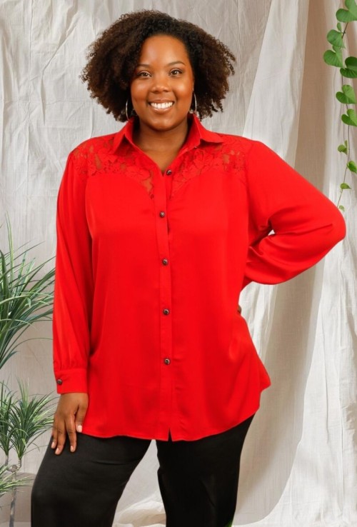 Camisa Aurora Encaje