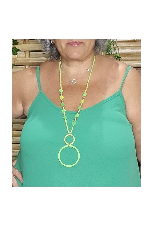 Colgante hoja piedras