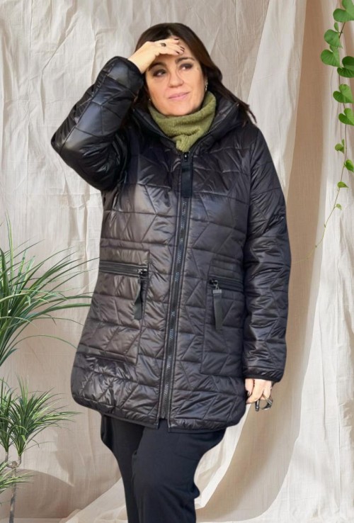 Parka con Capucha extraíble