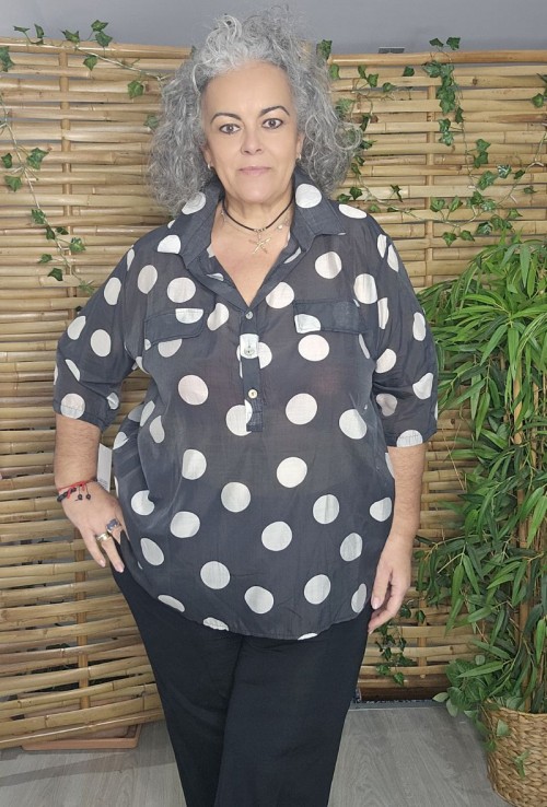 Camisa Topos Feria