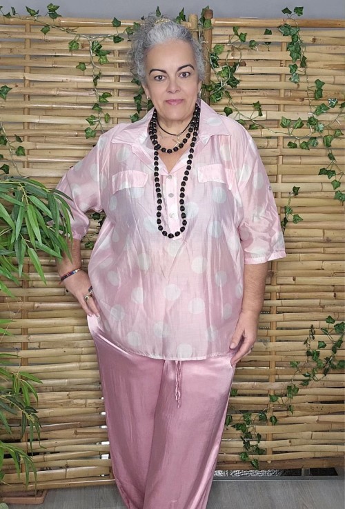 Camisa Topos Feria