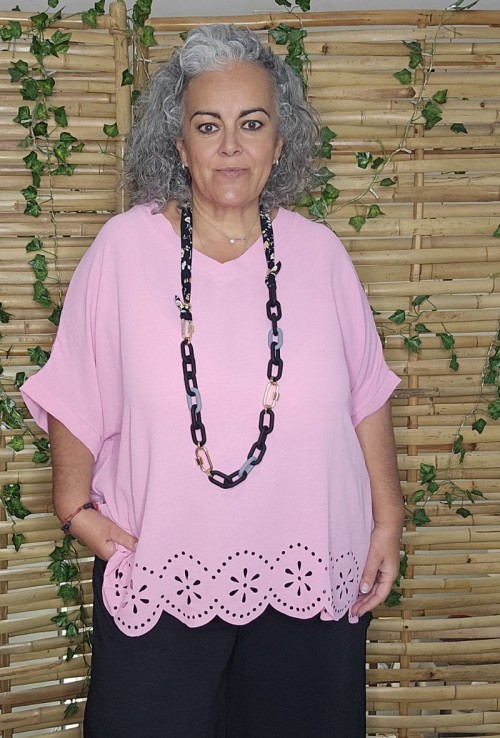 Blusa Alana Flor Calada