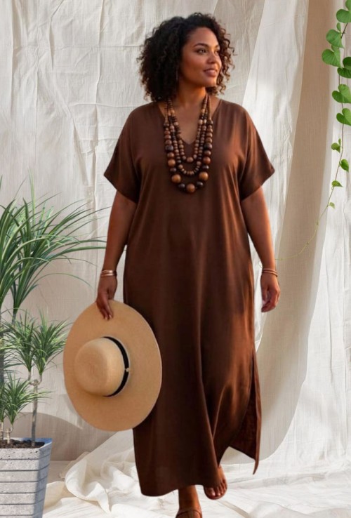 Vestido liso Candela