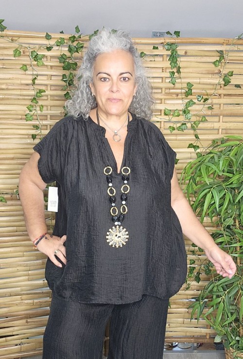 Blusa Oasis Bambula M/C