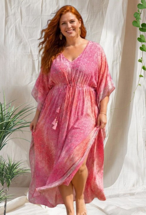 Kaftan-Vestido Seda