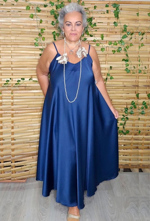 Vestido Satén Praga
