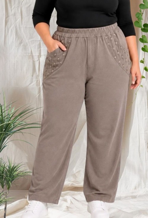 Pantalón lentejuela Algodón