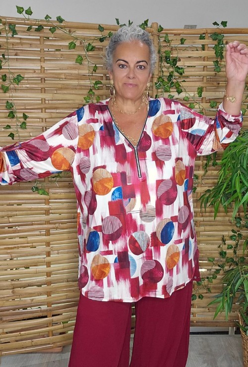 Blusa Daniela Cremallera