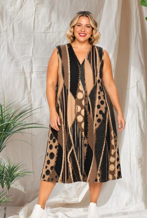Vestido Tirante Cadenas