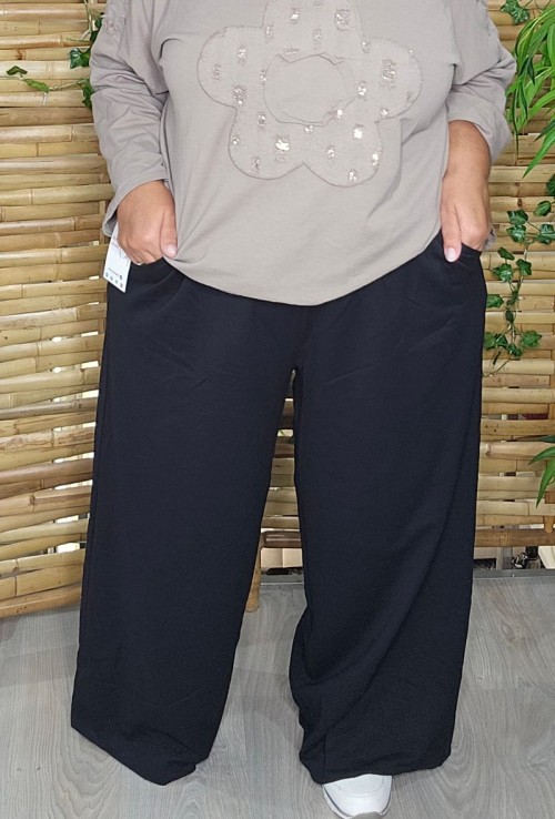 Pantalón Cris Ancho Algodón