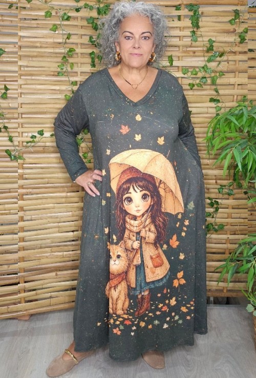 Vestido Thai Otoño