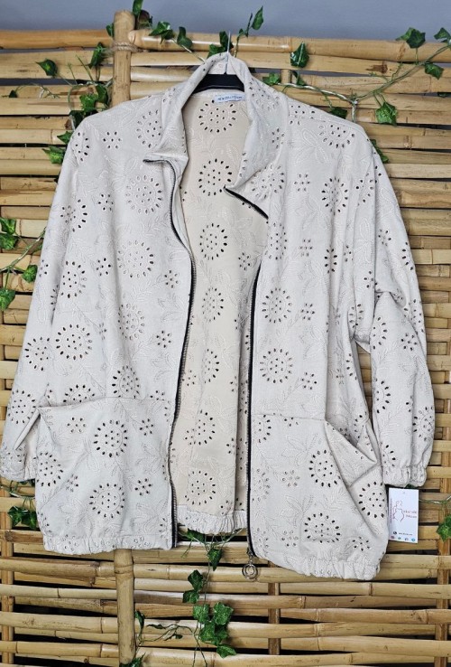 Chaqueta Calada Antelina